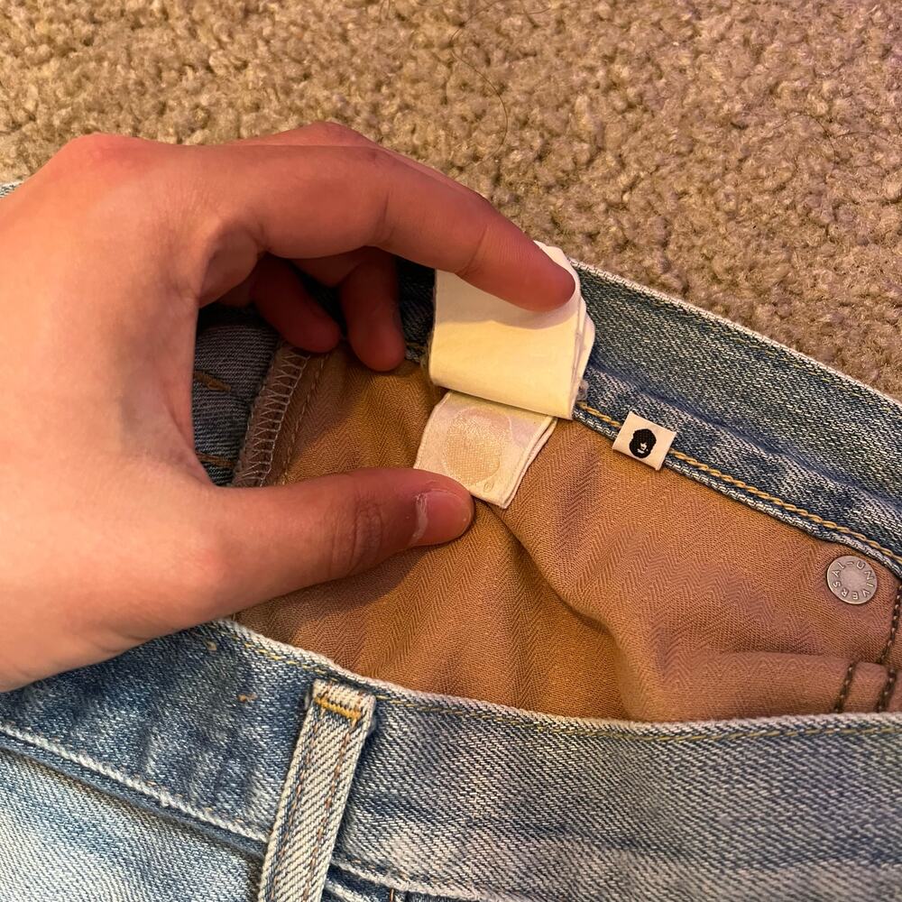 Authentic Bape 2000’s Patchwork Camo Denim Jeans … - image 8